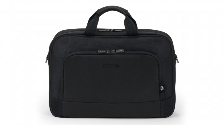 DICOTA Eco Top Traveller BASE 15,6 D31325-RPET czarna - widok frontu