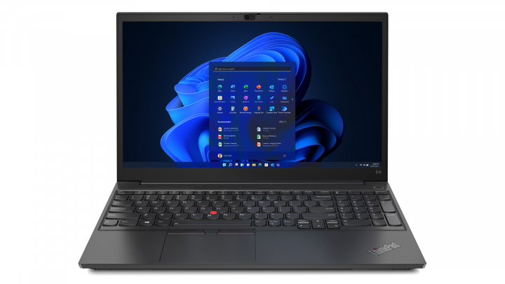 Laptop Lenovo ThinkPad E15 czarny gen 2 W11P Intel - widok frontu