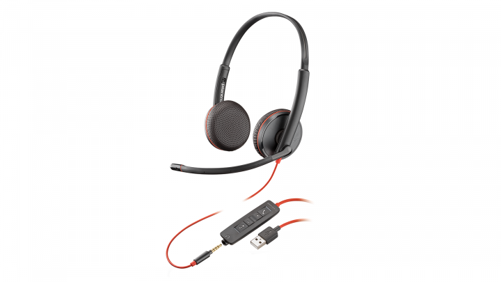 Słuchawki przewodowe Poly Blackwire C3225 USB-A