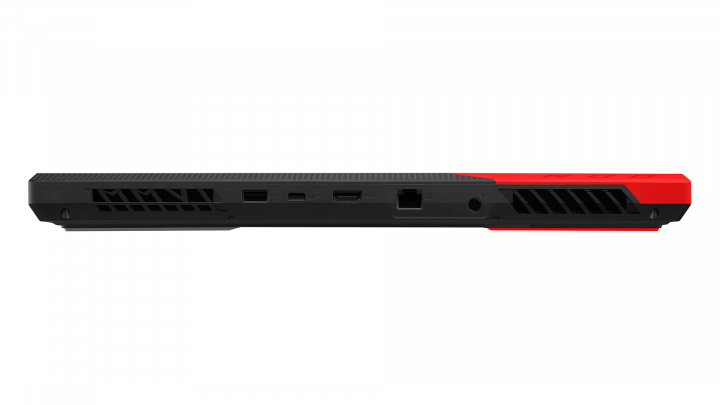 Laptop Asus ROG Strix G15 G513QM czarny - widok portów