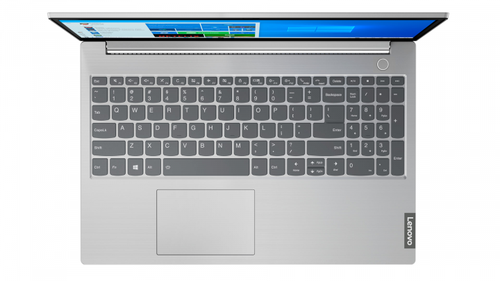 Laptop Lenovo ThinkBook 15 G3 AMD W10H szary - góra klawiatura