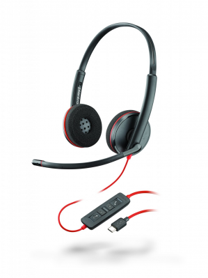 Słuchawki przewodowe Poly Blackwire C3220 USB-C - 209749-201
