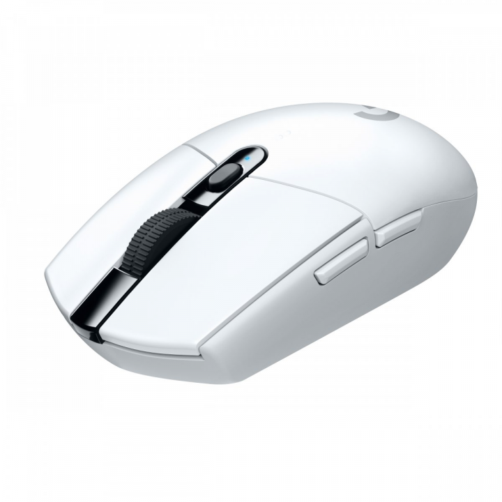 Mysz bezprzewodowa Logitech G305 LIGHTSPEED optyczna Gaming biała 910-005291 - widok frontu
