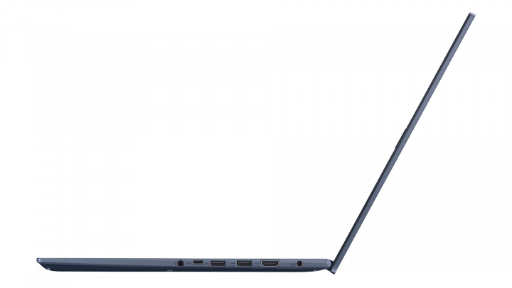VivoBook D1603QA NoOS Quiet Blue (finger print) - widok prawej strony