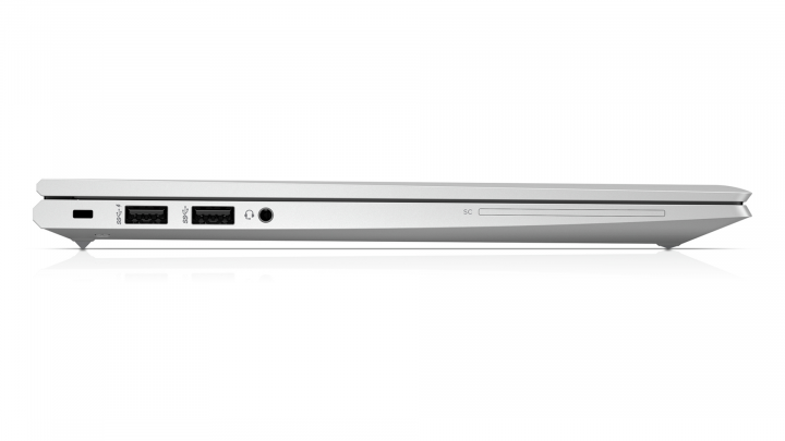 Laptop HP EliteBook 840 G8 srebrny - widok lewej strony