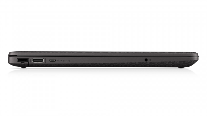 Laptop HP 255 G8 czarny widok lewej strony