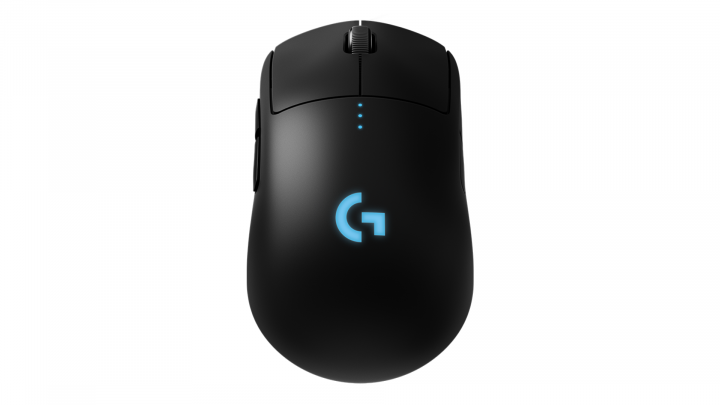 Mysz bezprzewodowa Logitech G Pro optyczna Gaming czarna 910-005272 - widok frontu2