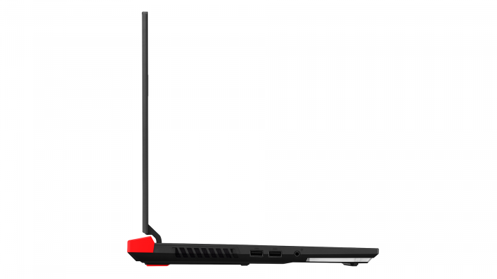 Laptop Asus ROG Strix G15 G513QM czarny - widok lewej strony1