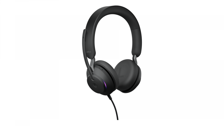 Zestaw słuchawkowy Jabra Evolve 2 40 MS Stereo - widok frontu lewej strony
