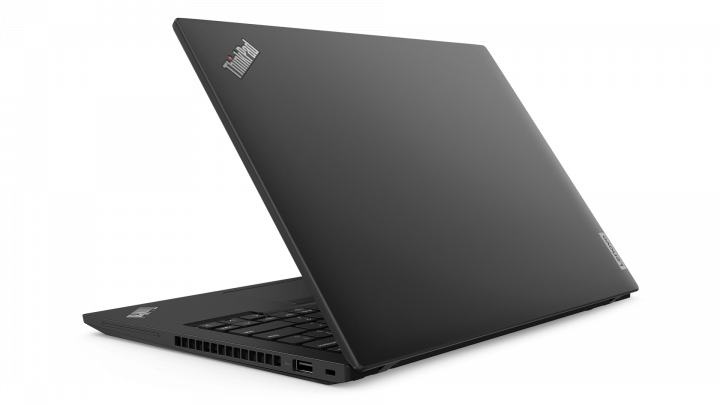 Laptop Lenovo ThinkPad T14 G3 W11P czarny - widok klapy lewej strony