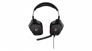 Słuchawki z mikrofonem Logitech G332 Gaming Headset czarne 981-000757
