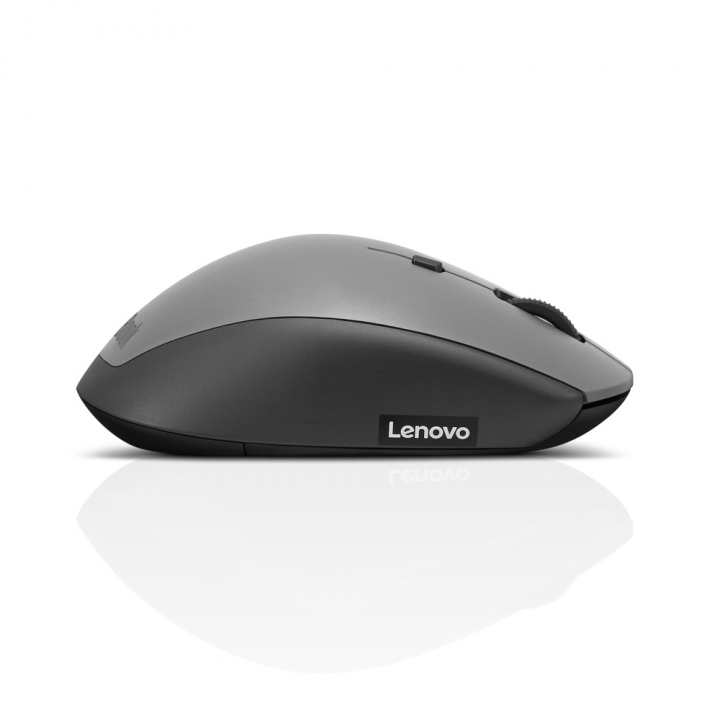 Mysz Lenovo ThinkBook 600 Wireless szara - widok lewej strony