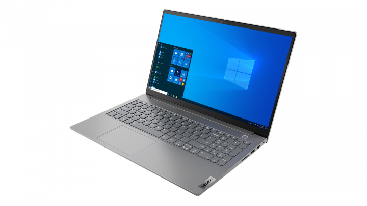 Laptop Lenovo ThinkBook 15 G2 szary widok frontu prawej strony