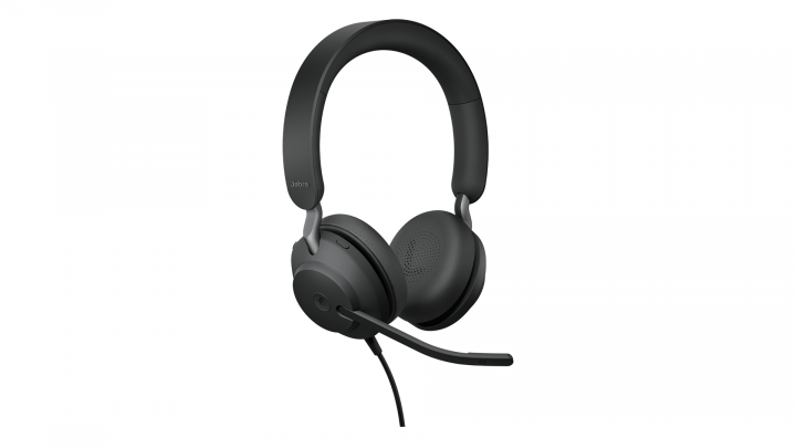 Zestaw słuchawkowy Jabra Evolve 2 40 MS Stereo - widok frontu lewej strony