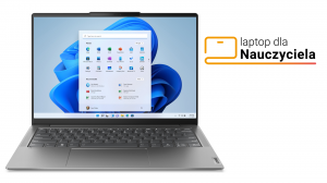 Laptop dla Nauczyciela Lenovo Yoga Slim 6 14IAP8 82WU009DPB i5-1240P 14" WUXGA OLED 16GB 512SSD W11
