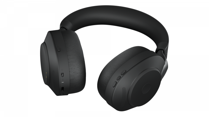 Zestaw słuchawkowy Jabra Evolve 2 85 UC Stereo Black - widok z spodu