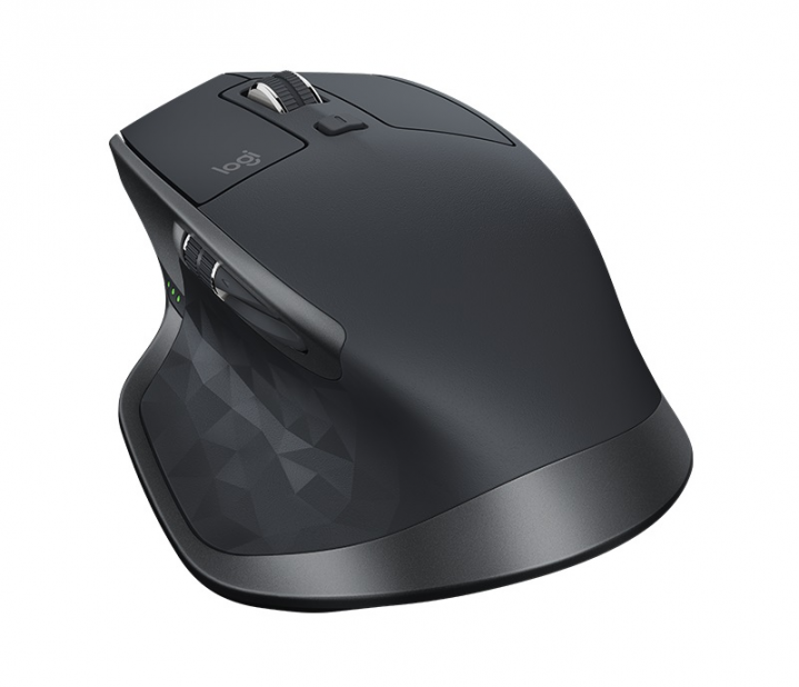 Mysz bezprzewodowa Logitech MX Master 2S optyczna grafitowa 910-005966 - widok tyłu prawej strony