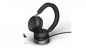 Słuchawki bezprzewodowe Jabra Evolve 2 75 USB-A UC Stereo Stand Black - 27599-989-989