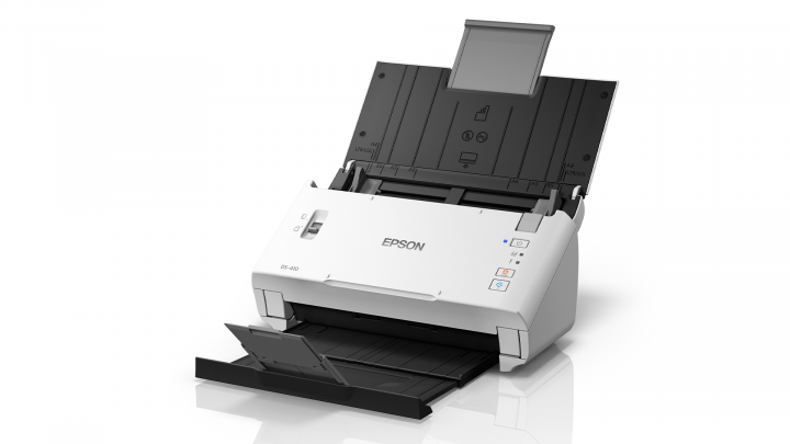 Skaner Epson WorkForce DS-410 - widok frontu prawej strony