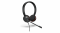 Zestaw słuchawkowy Jabra Evolve 20 Stereo czarny - widok frontu lewej strony
