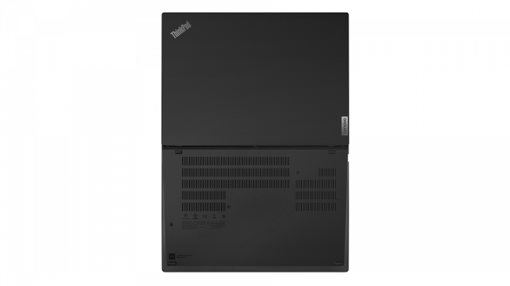 Laptop Lenovo ThinkPad T14 G3 W11P czarny - widok z tyłu