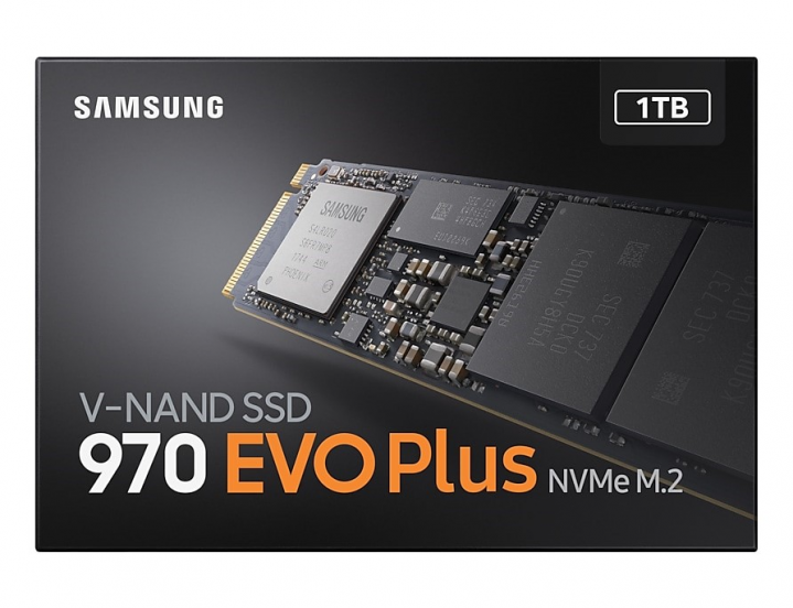 Dysk SSD Samsung 970 EVO Plus 1000GB MZ-V7S1T0BW M.2 PCIe - widok opakowania