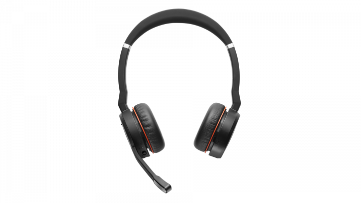 Zestaw słuchawkowy Jabra Evolve 75 UC Stand - widok frontu
