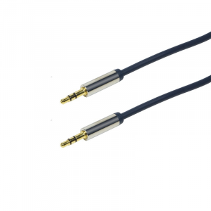 Kabel audio LogiLink 3,5mm minijack M / M 0,3m CA10030