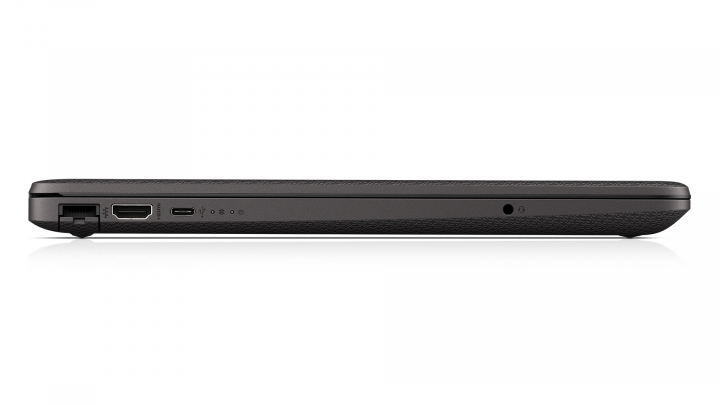 Laptop HP 255 G8 czarny W10H-widok lewej strony