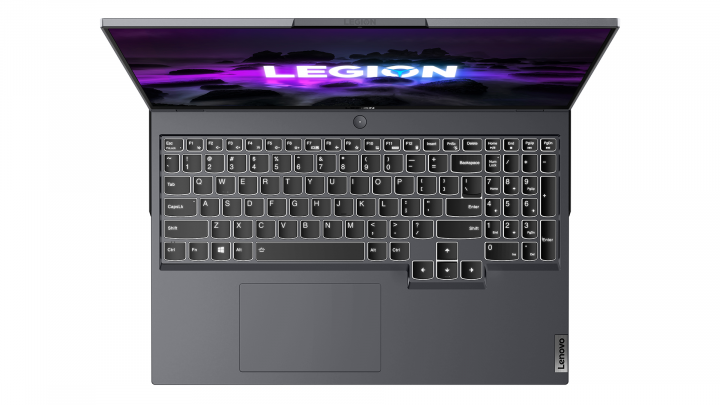 Legion 5 Pro 16ACH6H - widok klawiatury