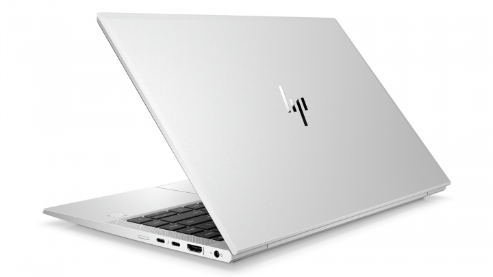 Laptop HP EliteBook 840 G8 srebrny - widok klapy prawej strony