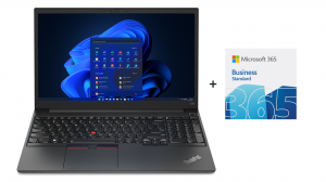 Laptop Lenovo ThinkPad E15 G4 21E600DWPB i5-1235U 15,6 FHD 16GB 512SSD Int W11Pro + Microsoft 365 Business Standard subskrypcja roczna