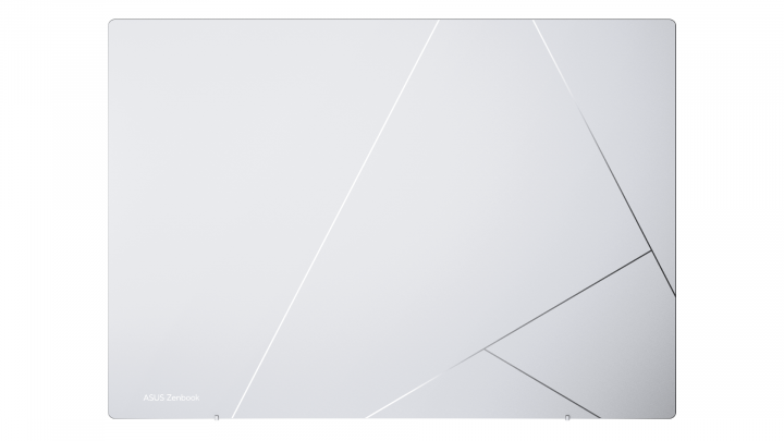 Zenbook 14 OLED Touch UX3402VA Foggy Silver - widok klapy