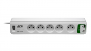 Listwa zasilająca APC Essential PM5U-FR 5x gniazdo, 2x USB, 1,8m