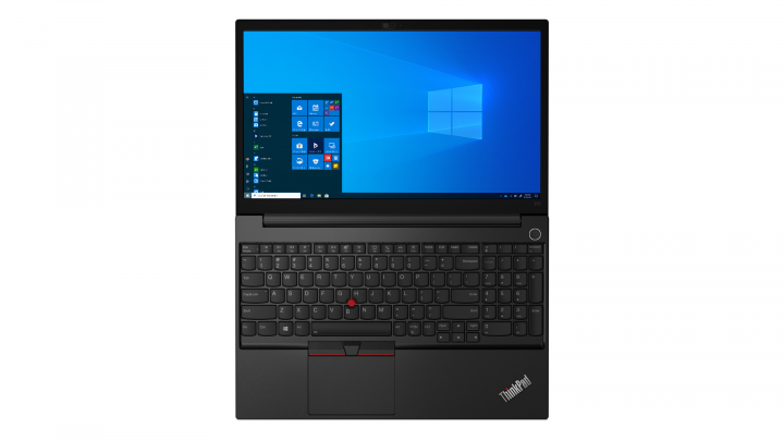 Laptop Lenovo ThinkPad E15 gen2 AMD czarny widok z góry