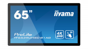 Monitor IIYAMA ProLite TF6539UHSC-B1AG Touch 65 UHD TFT IPS