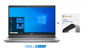 Laptop Dell Precision 3560 N005P3560EMEA_VI i5-1135G7 15,6 FHD 16GB 512SSD T500 W10Pro + Microsoft Office Home and Business 2021