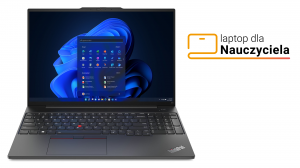 Laptop dla Nauczyciela Lenovo ThinkPad E16 G1 21JT000BPB R5 7530U 16" WUXGA 16GB 512SSD Int W11Pro