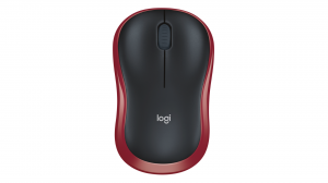 Mysz bezprzewodowa Logitech M185 optyczna czerwona 910-002240