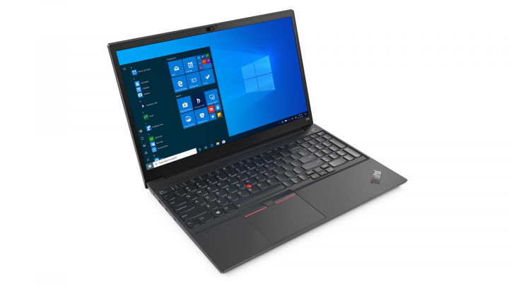 Laptop Lenovo ThinkPad E15 G3 W10P AMD - przód front lewy