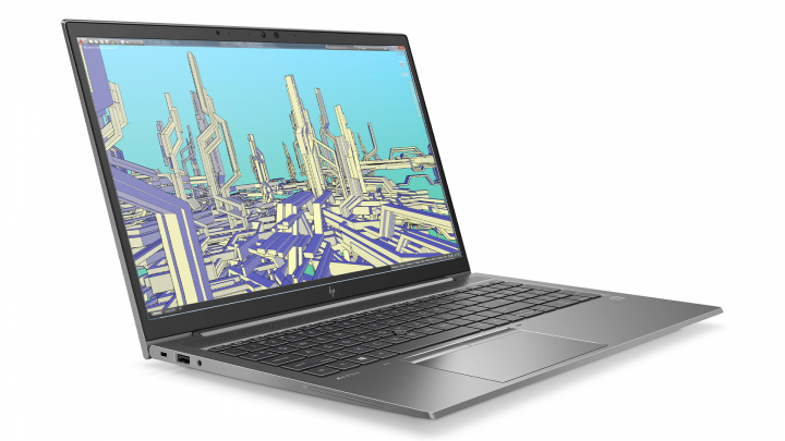 Laptop HP ZBook Firefly 15 G8 - widok frontu lewej strony