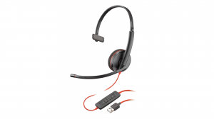 Słuchawki przewodowe Poly Blackwire C3210 USB-A - 209744-201
