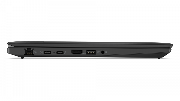 Laptop Lenovo ThinkPad T14 G3 W11P czarny - widok lewej strony