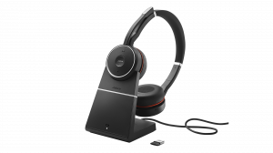 Słuchawki bezprzewodowe Jabra Evolve 75 UC Stereo + stacja ładująca Link 370 - 7599-838-199