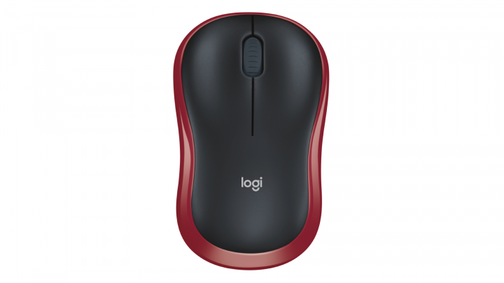 Mysz bezprzewodowa Logitech M185 optyczna czerwona 910-002240 