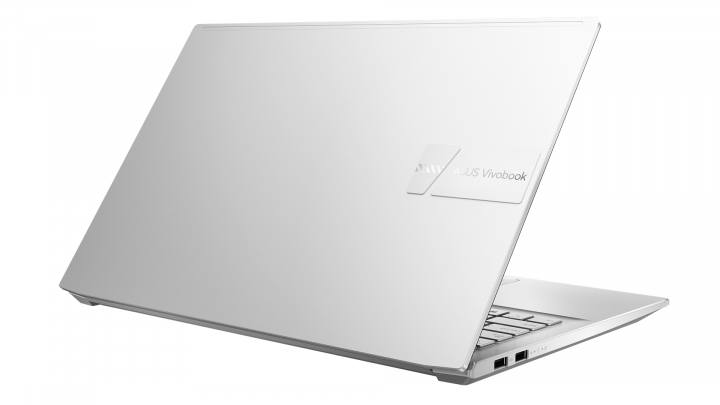 VivoBook Pro 15 OLED M3500QC W11H Cool Silver - widok klapy prawej strony
