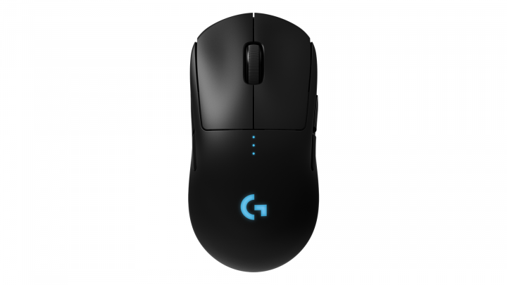 Mysz bezprzewodowa Logitech G Pro optyczna Gaming czarna 910-005272 - widok frontu