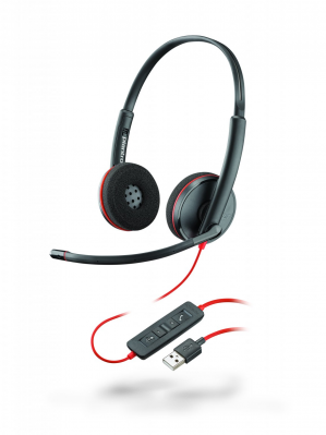 Słuchawki przewodowe Poly Blackwire C3220 USB-A - 209745-201