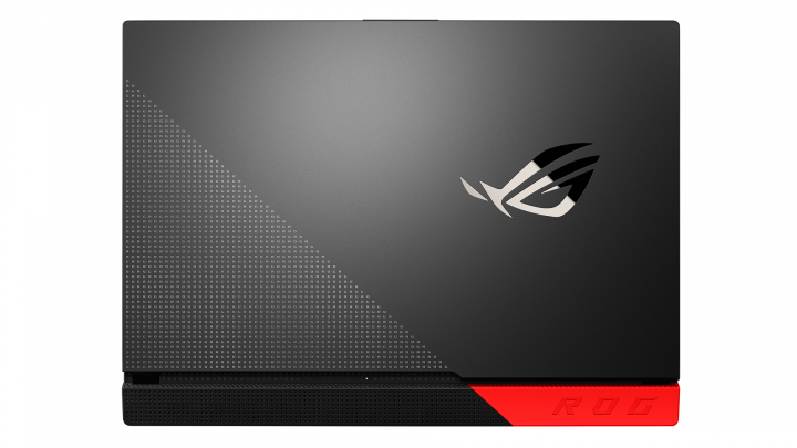 Laptop Asus ROG Strix G15 G513QM czarny - widok klapy