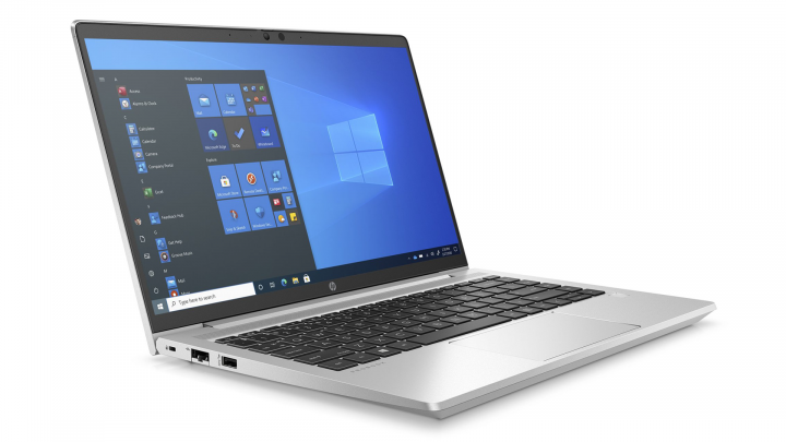 Laptop HP ProBook 445 G8 - widok frontu lewej strony
